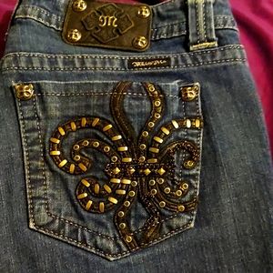 Miss me dark denim straight leg